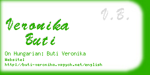 veronika buti business card